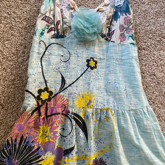 Y2K boutique babydoll flower dress size small - Picture 6 of 8